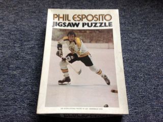 1971 Very Scarce Hockey.  Great Phil Esposito Jigsaw Puzzle
