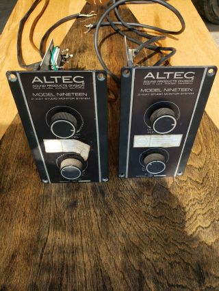 Altec Lansing Model 19 Crossover Pair