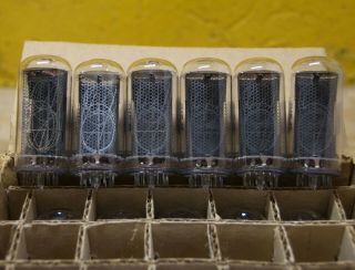 6 X In - 18 Russian Nixie Tubes & Fully Guaranteed Nos From 1989