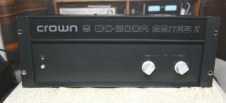 Crown Power Amplifier Dc - 300a Series Ii