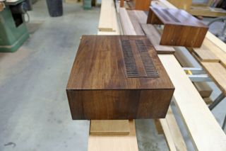 Mcintosh Custom Made Hardwood Case For C11 Preamp " Walnut "
