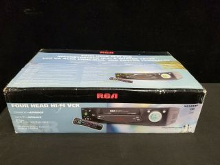 Nib Rca Vr637hf Vcr 4 - Head Hifi Stereo Vhs Video Cassette Recorder