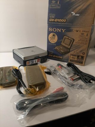Sony Pal Portable Digital Minidv Walkman - Grade A - Video Transfer (gv - D1000e)