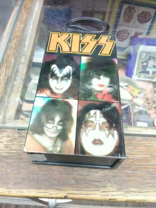 Kiss 1977 Aucoin Transistor Pocket Radio In Orginal Box