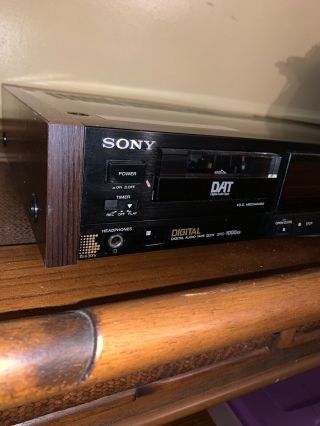 SONY DTC - 1000ES DAT Player Recorder Deck DIGITAL AUDIO TAPE 2
