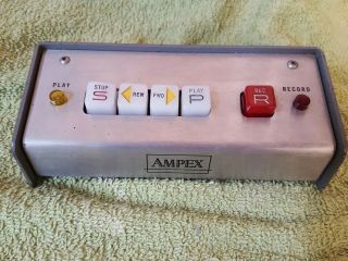 Ampex 300,  350,  351,  354 Remote Control For Reel To Reel Tape Machine