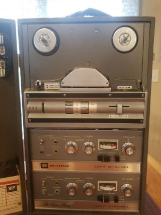 3M Wollensak Reel to Reel Tape Play / Record Stereo Tube Amps Stereophonic Tape 2