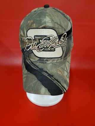 Dale Earnhardt Sr 3 Chase Authentics Adjustable Hat Cap Camo Nascar Racing