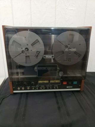 Teac A - 2300sd Dolby B Stereo Reel - Reel Tape Recorder Turns On And Runs Tape