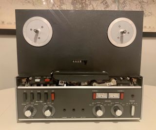 Revox A77 Mark Iii Reel To Reel Tape Deck Recorder Player With Dust Cover