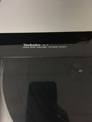 Technics SL - 5 Linear Tracking Turntable Direct Pro Serviced 90 Day Two 3