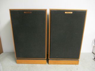 Pair 2 1985 Klipsch Kg4 Stereo Speakers Sound Match Serial Numbers