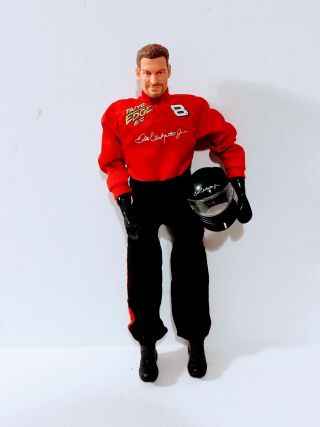 Dale Earnhardt Jr.  8 Nascar Action Figure Doll With Removable Helmet