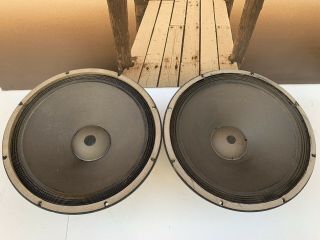 Altec Lansing 416 - 16z 15 " Woofers Speakers,  Alnico Magnet,  Pair”