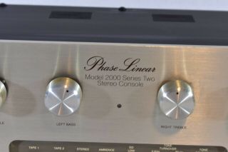Phase Linear Model 2000 Series Two Stereo Console,  FAST 2