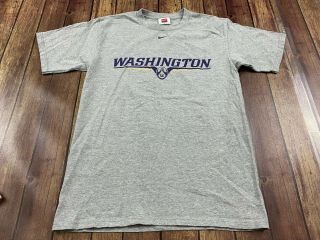 Washington Huskies Football Men’s Gray T - Shirt - Nike - Small