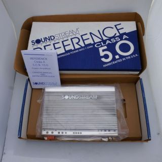 Soundstream Reference Class A 5.  0 Classic Old School Amplifier - In The Box
