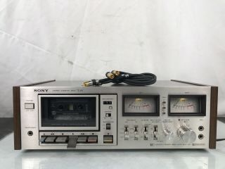Sony Tc - K5 Dolby Cassette Deck With Monster Cable Fully Serviced Tech Certified