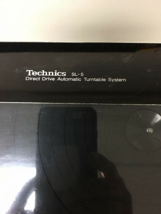 Technics SL - 5 Linear Tracking Turntable Direct Pro Serviced 90 Day one 3