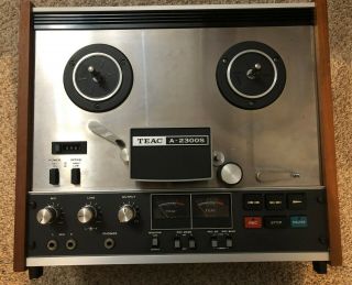 Teac A - 2300s Stereo Reel - To - Reel Deck - - Professionally Serviced