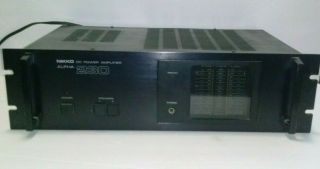 Nikko Alpha 230 Power Amplifier Serviced Great