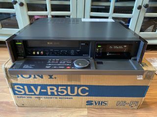 Sony SLV - R5UC VHS Recorder Player /w Box Remote “Excellent” 2