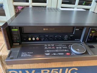 Sony SLV - R5UC VHS Recorder Player /w Box Remote “Excellent” 3