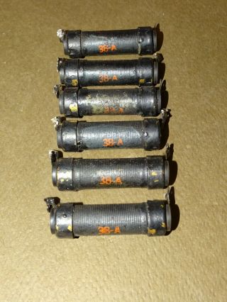 Group Of 6 Western Electric Type 38a Resistors,  1920s,  48k