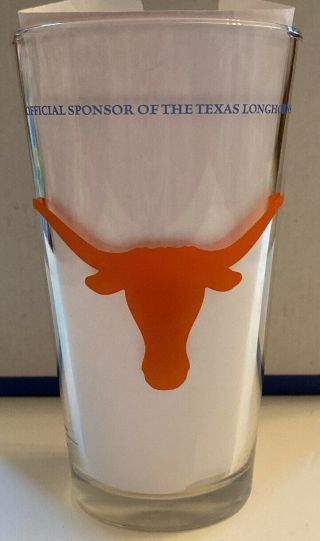 Corona Extra Ut Texas Longhorns Beer Pint Glass