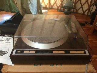 Audiophile Denon Dp - 37f Turntable Automatic Direct Drive Turntable Pre - Owned
