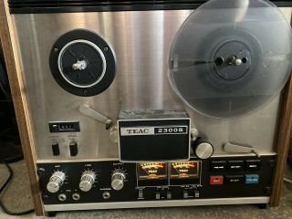 Teac A - 2300s Stereo Tape Deck Reel - To - Reel Deck.
