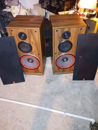 Cerwin Vega Dx - 7 Large 3 - Way Floor Speaker 12 " Woofers - Restored