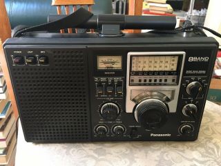 Vintage Panasonic Rf - 2200 8 Band Short Wave Superheterodyne Am Fm Portable Radio