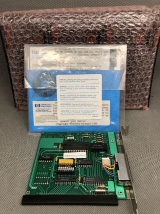 Hewlett Packard Hp 82973a Hp - Il Interface For Ibm Pc,  Includes Software