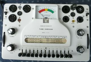 Heathkit Tube Checker / Model It - 3117 - Switches Lubed - Inspected And Cleaned
