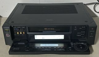 Sony Slv - R1000 S - Vhs Svhs Player Recorder Hifi Stereo Vcr Tested/working