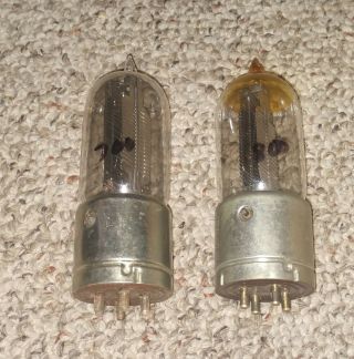 MATCHED PAIR NOS WESTERN ELECTRIC VT - 1 / VT1 / 203A AUDIO TUBE 2 3