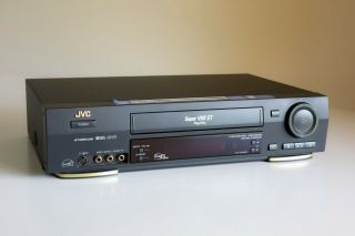 Jvc Vhs Et Hr - S7800u Hi - Fi Vhs Stereo Vcr Tested/working Cable Box Control