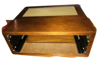 Mcintosh Pre Amp / Other Walnut Veneer Wooden Cabinet W/ Panlocs