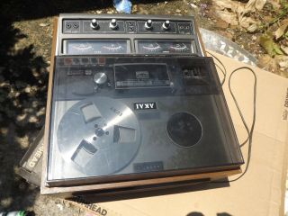 Vintage Akai Gx - 280d - Ss 4 Channel Stereo Tape Deck Reel To Reel Recorder