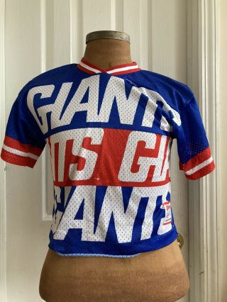Vintage York Giants Stylized Jersey Youth Xl Adult S Made Usa Nfl Football
