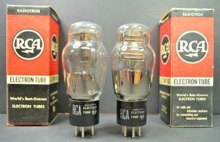 Rca Type 46 Tube Matched Pair - Tetrode Or As Triode 45