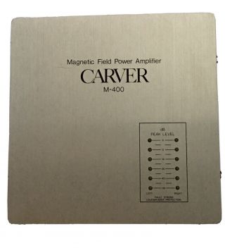 Carver M - 400 Magnetic Field Power Amplifier Cube Silver