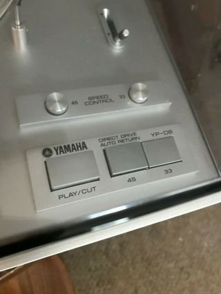 Yamaha YP - D6 Turntable Vinyl Record Player VINTAGE QUALITY SOUND 2