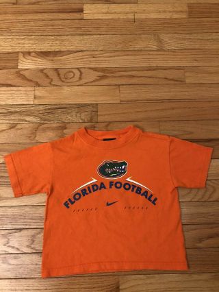 Florida Gators Ncaa Nike Team Toddler Football Training Shirt Size 3t