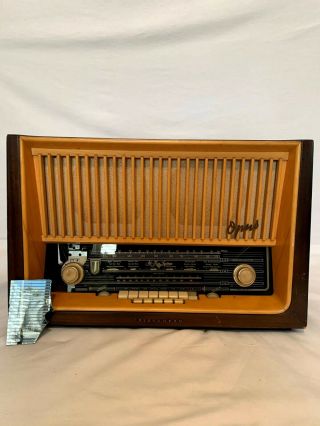 Vintage Telefunken Opus 7 Am / Fm Hi - Fi Radio System