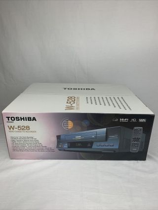 Toshiba W - 528 Vcr Video Cassette Recorder