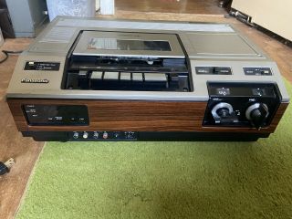 Panasonic Omnivision Pv - 1210 Vcr Vhs Player With Remote Vintage Rare