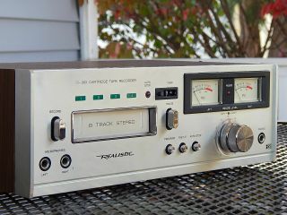 Realistic Tr - 883 8 Track Stereo Tape Deck - Pro Tech Serviced - Video Demo