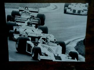 Press Photo Formula 1 Austrian Grand Prix 1977 - Alan Jones / Ronnie Peterson F1